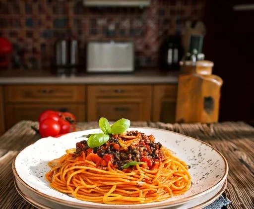 Beluga Linsen Bolognese