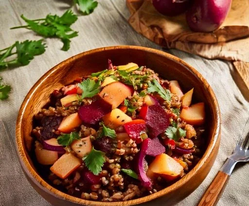 Linsensalat mit Roter Bete