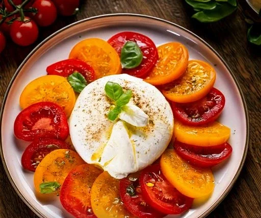 burrata mit tomaten warm​