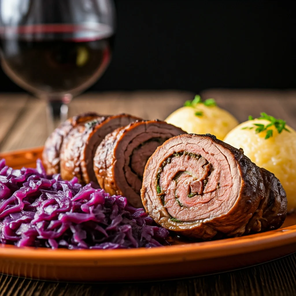 Rinderroulade Rinderrouladen im backofen Rinderrouladen rezept