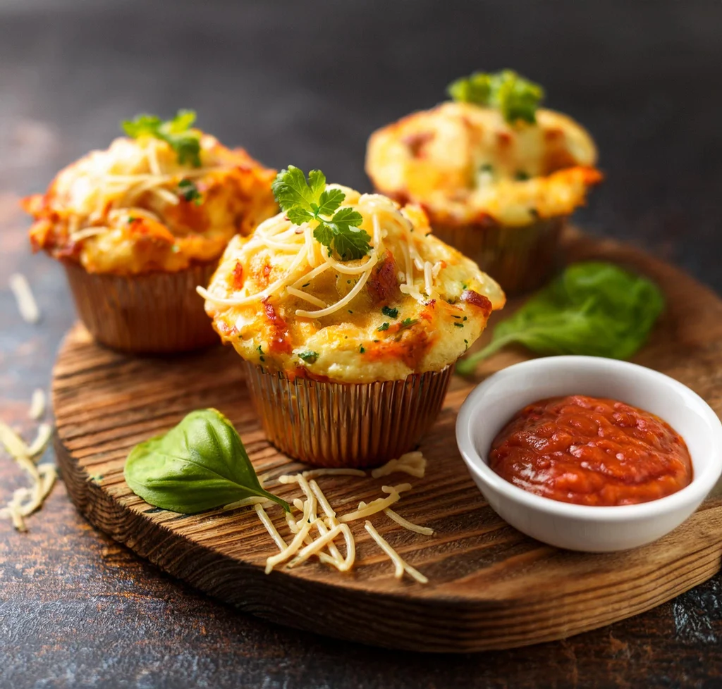 spaghetti muffins vegetarisch