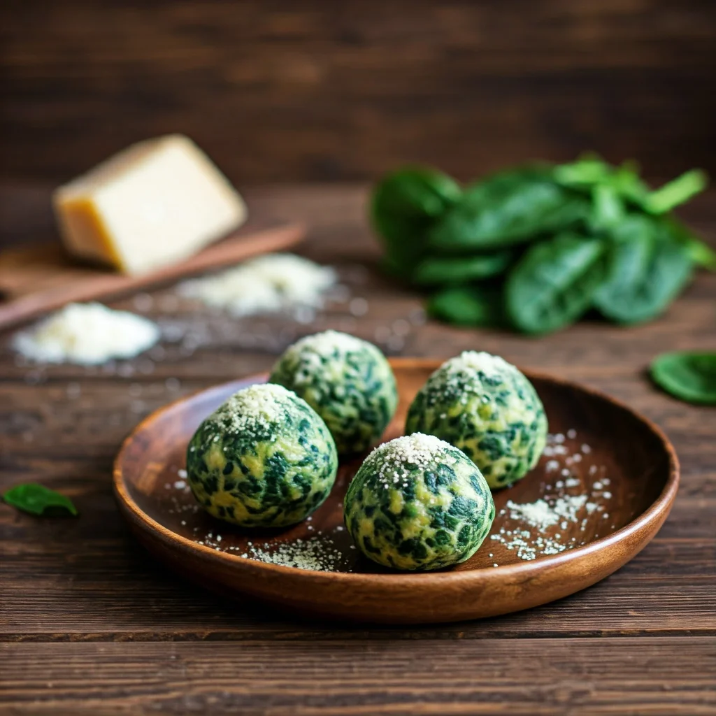 Leckere Spinatknödel Rezept