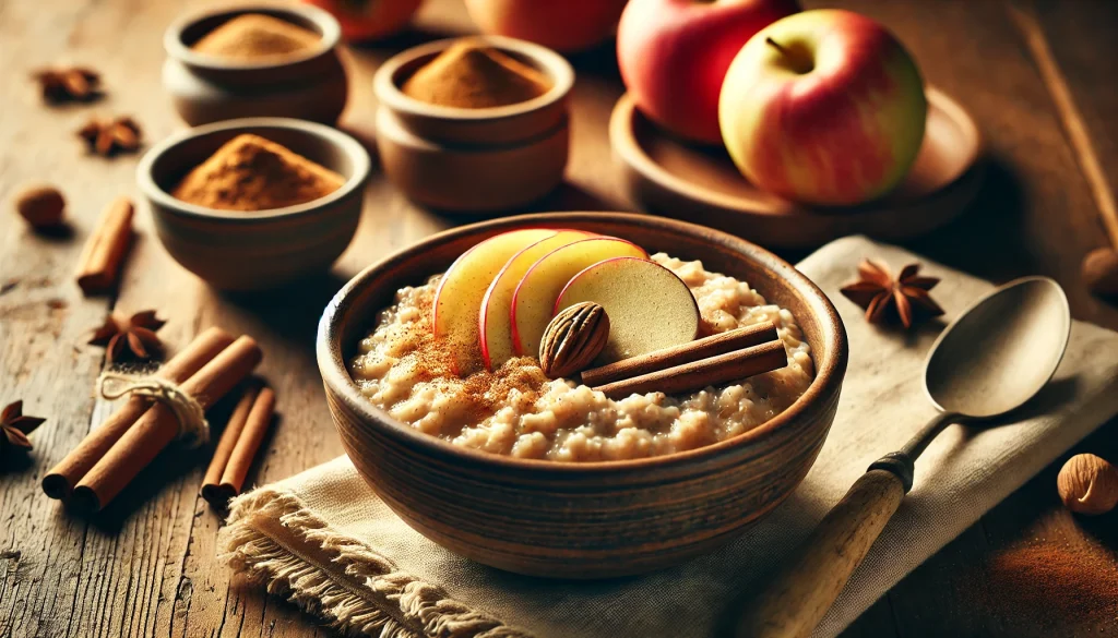 apfel zimt porridge