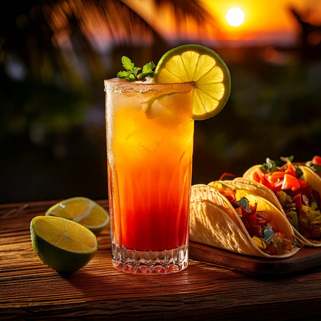 Tequila Sunset cocktail